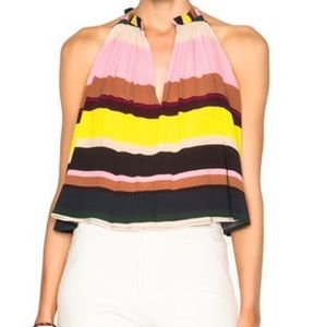 Olivera A-Line Sleeveless Top, Daylights Stripe